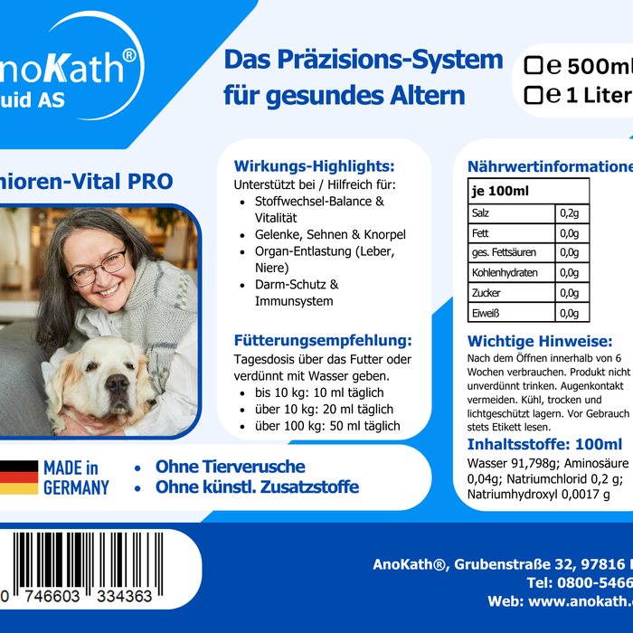 Stoffwechselkur für alte Hunde & Katzen: Die Senioren-Vital-Kur
