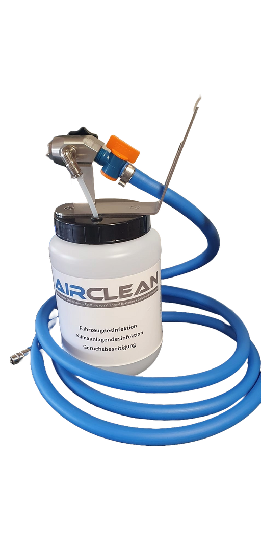 Air-Clean Hand-Desinfektionsgerät mit 1-Liter-Behälter, Sprühdüse und Schlauch