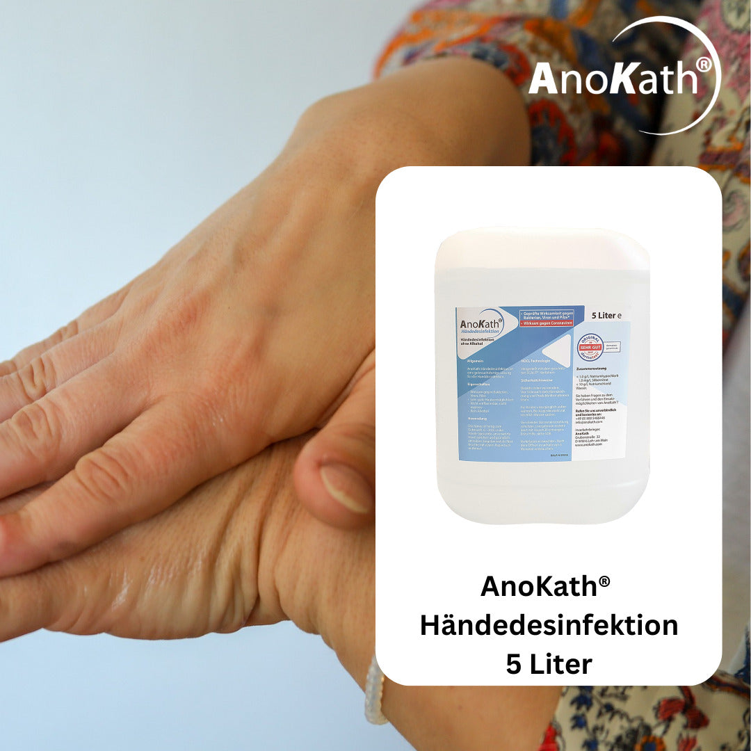 Alkoholfreies Desinfektionsmittel für Hände – Anwendung zur Handhygiene