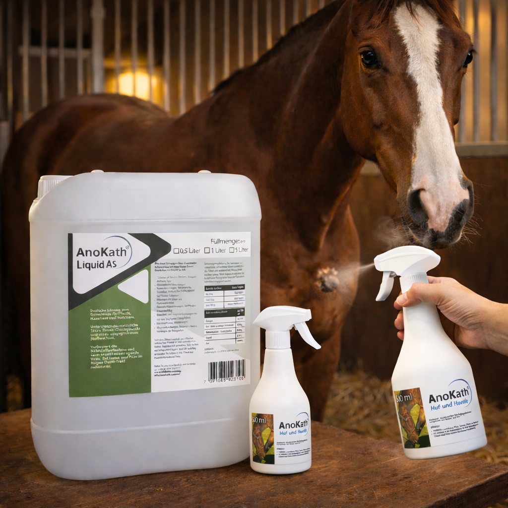 AnoKath Sarkoid-Set Pferd  Hygieneroutine mit Liquid sowie Huf- & Hautfit