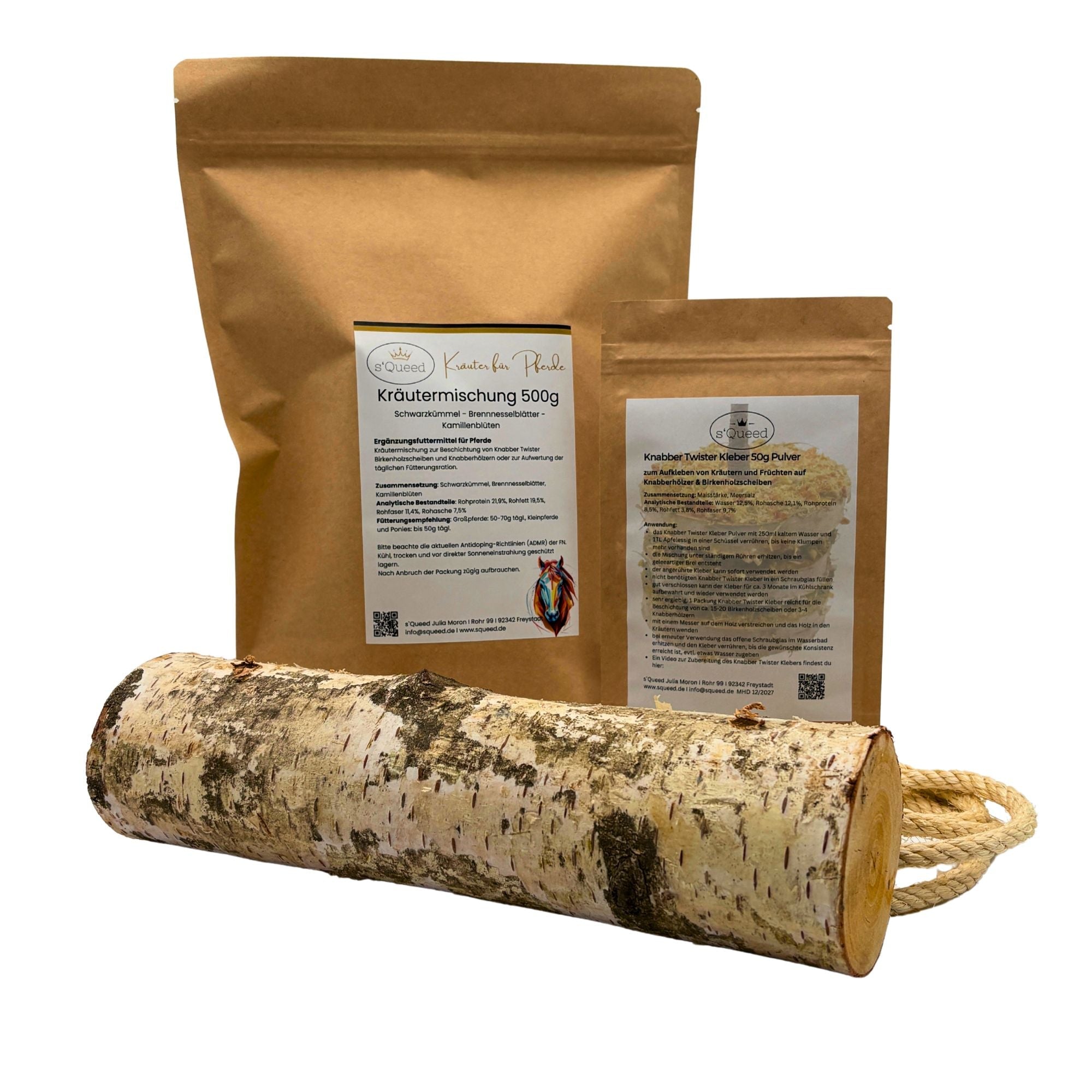 Ensemble de collations en bois de bouleau à faire soi-même