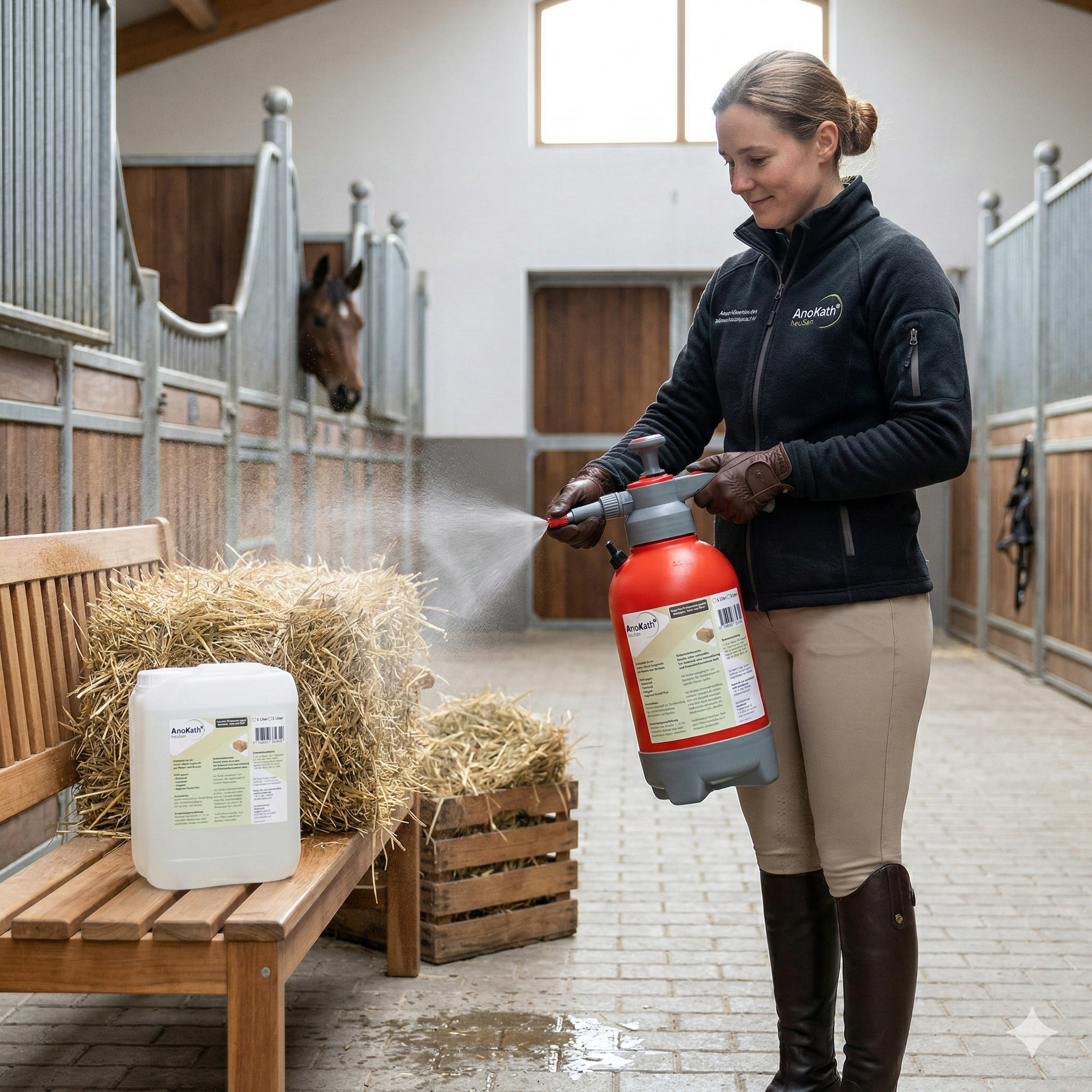 Einfache Anwendung im Stallalltag.
