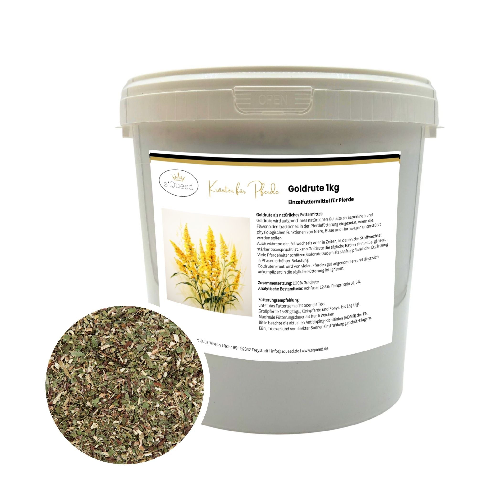 verge d'or pour chevaux 1 kg 