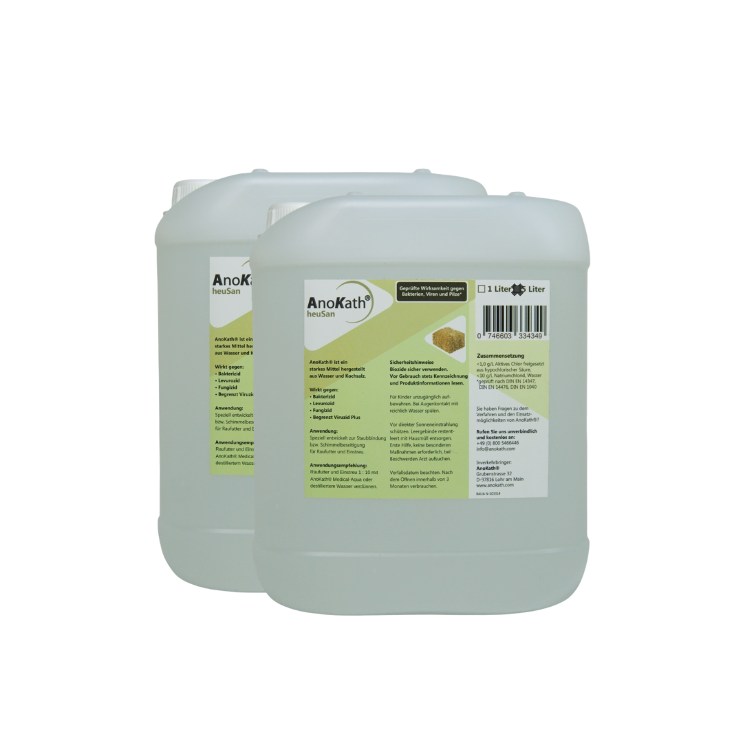 AnoKath® heuSan – Konzentrat zur Heuhygiene & Heu-Desinfektion im Stallalltag