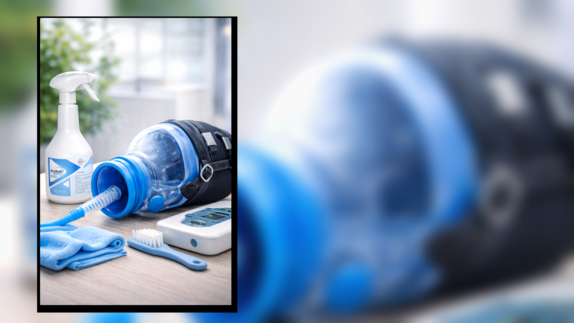 Inhalator reinigen, inhaliergerät desinfizieren