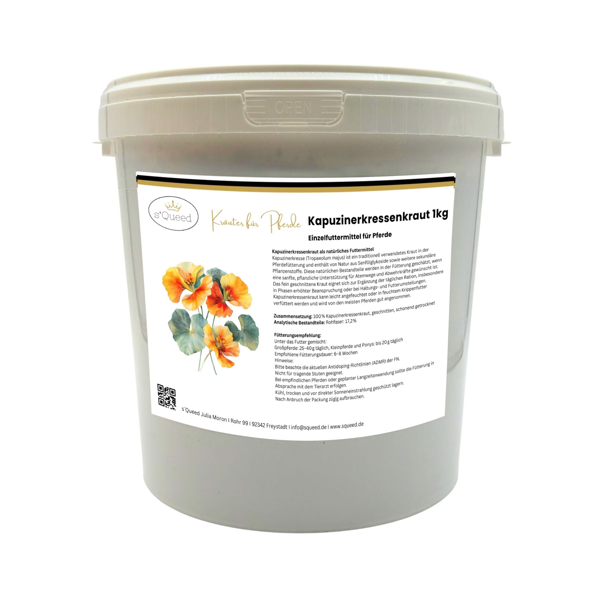 Capucine pour chevaux 1 kg