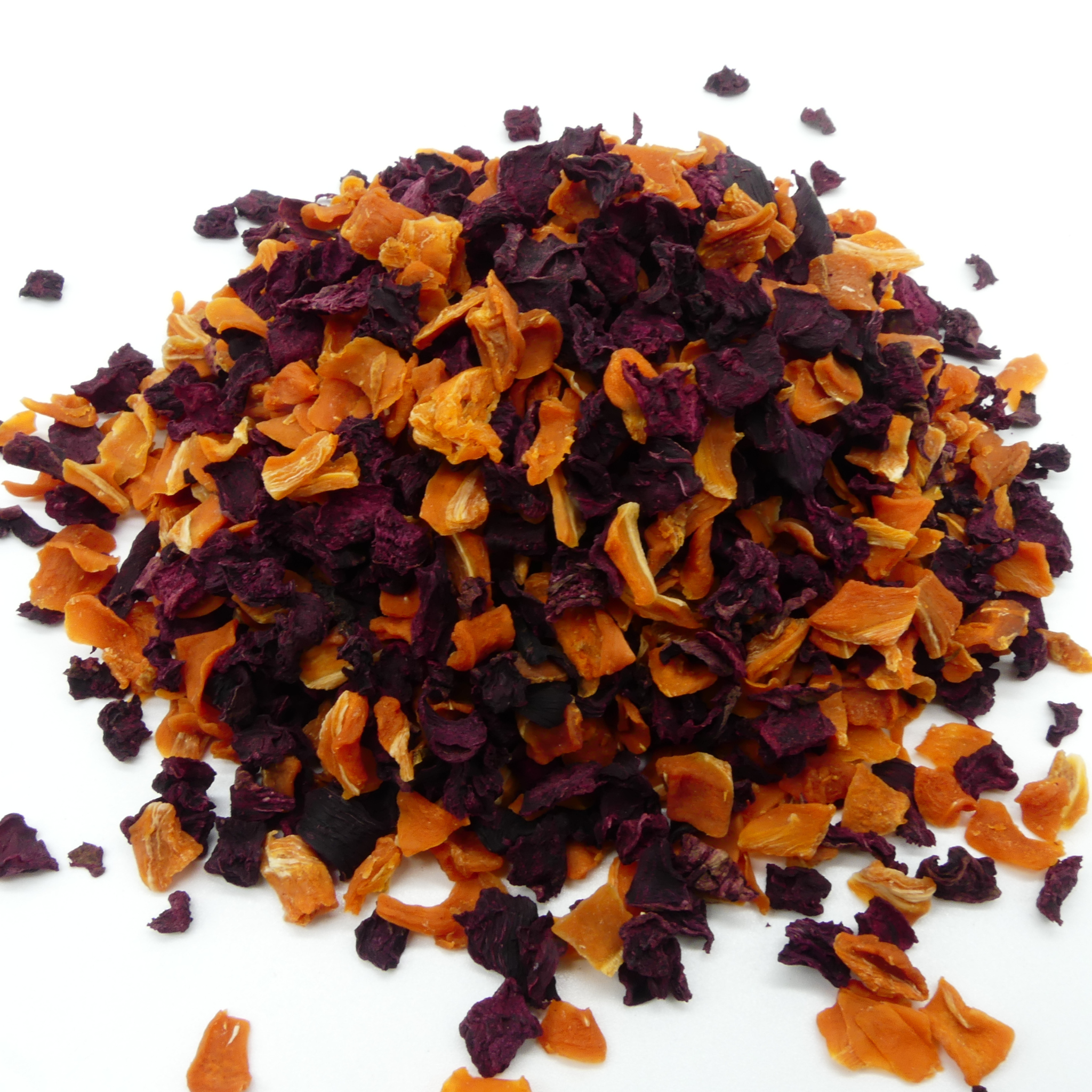 Mélange de chips de carottes et de betteraves pour chevaux, 2 kg