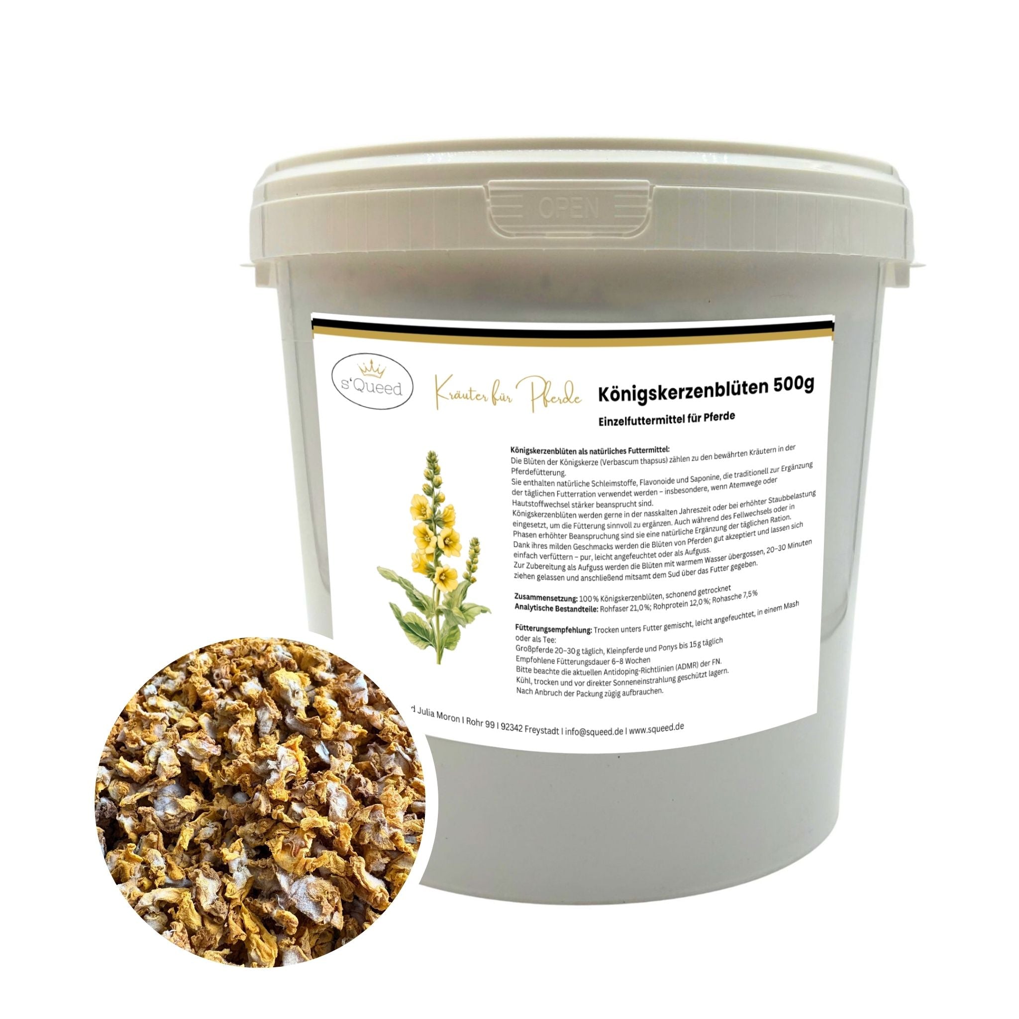 Fleurs de molène pour cheval 500g