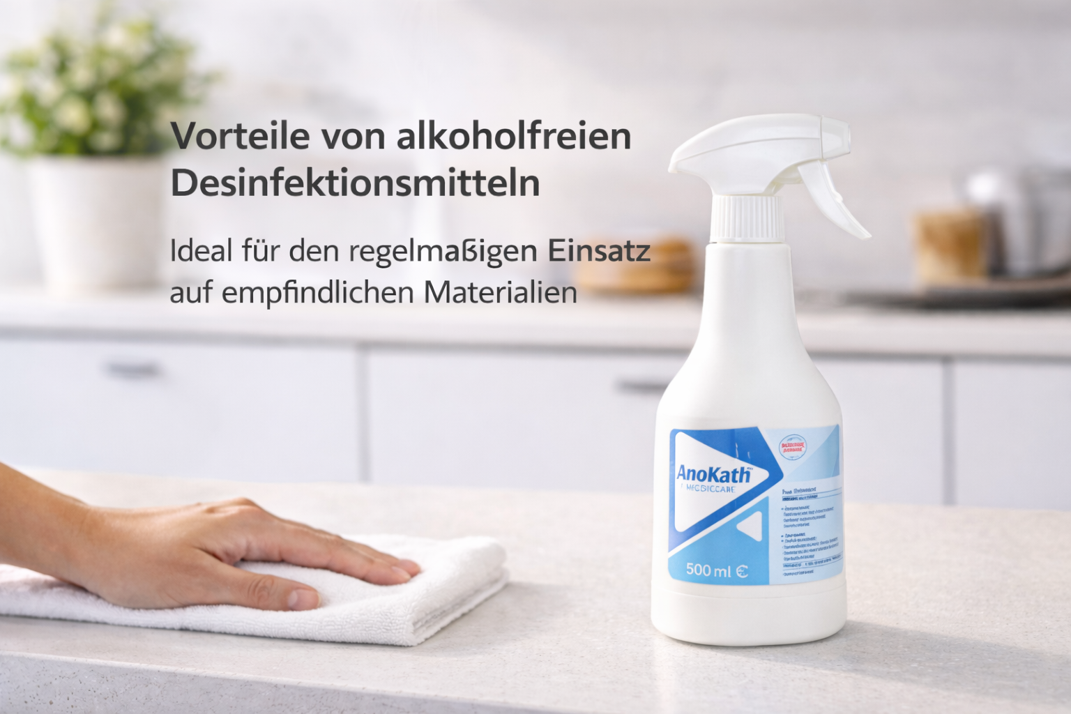 Oberflächen desinfizieren