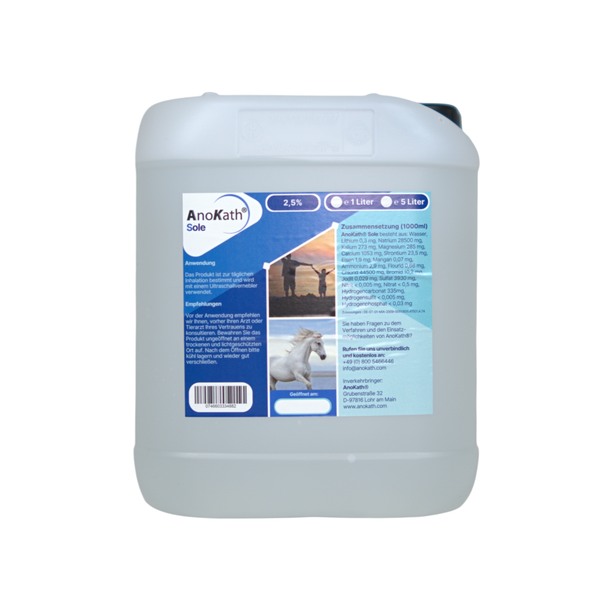 Sole Inhalation für Tiere kaufen | Anokath® Natursole