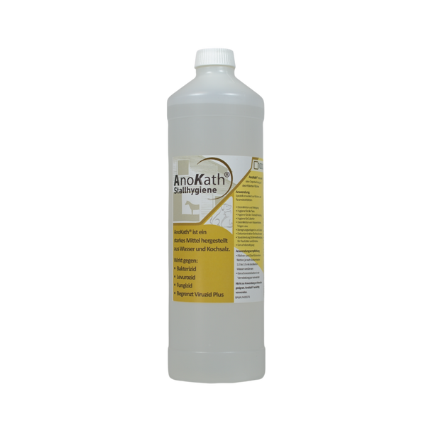 AnoKath® Stallhygiene Flasche, weißlich, mit Etikett und QR-Code