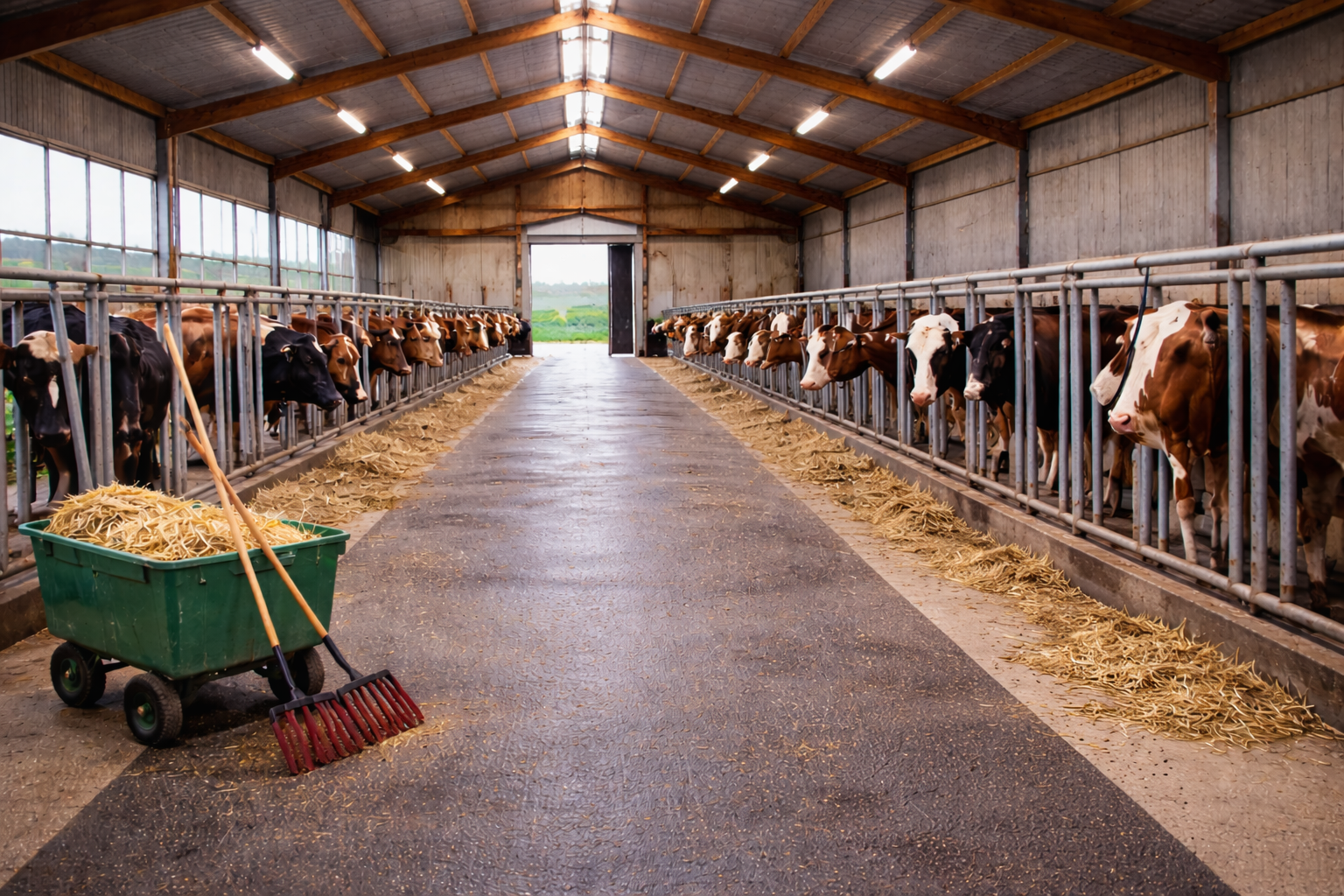 Stallhygiene Rinderstall