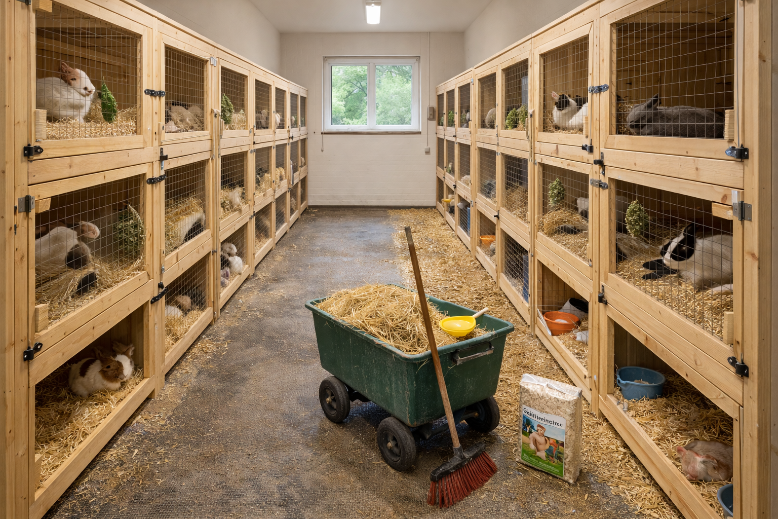 Stallhygiene für Kleintiere