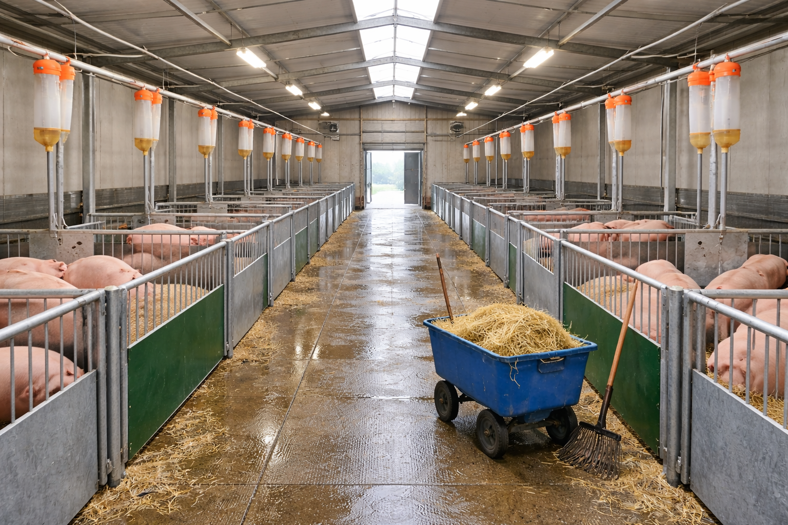 Stallhygiene im Schweinestall