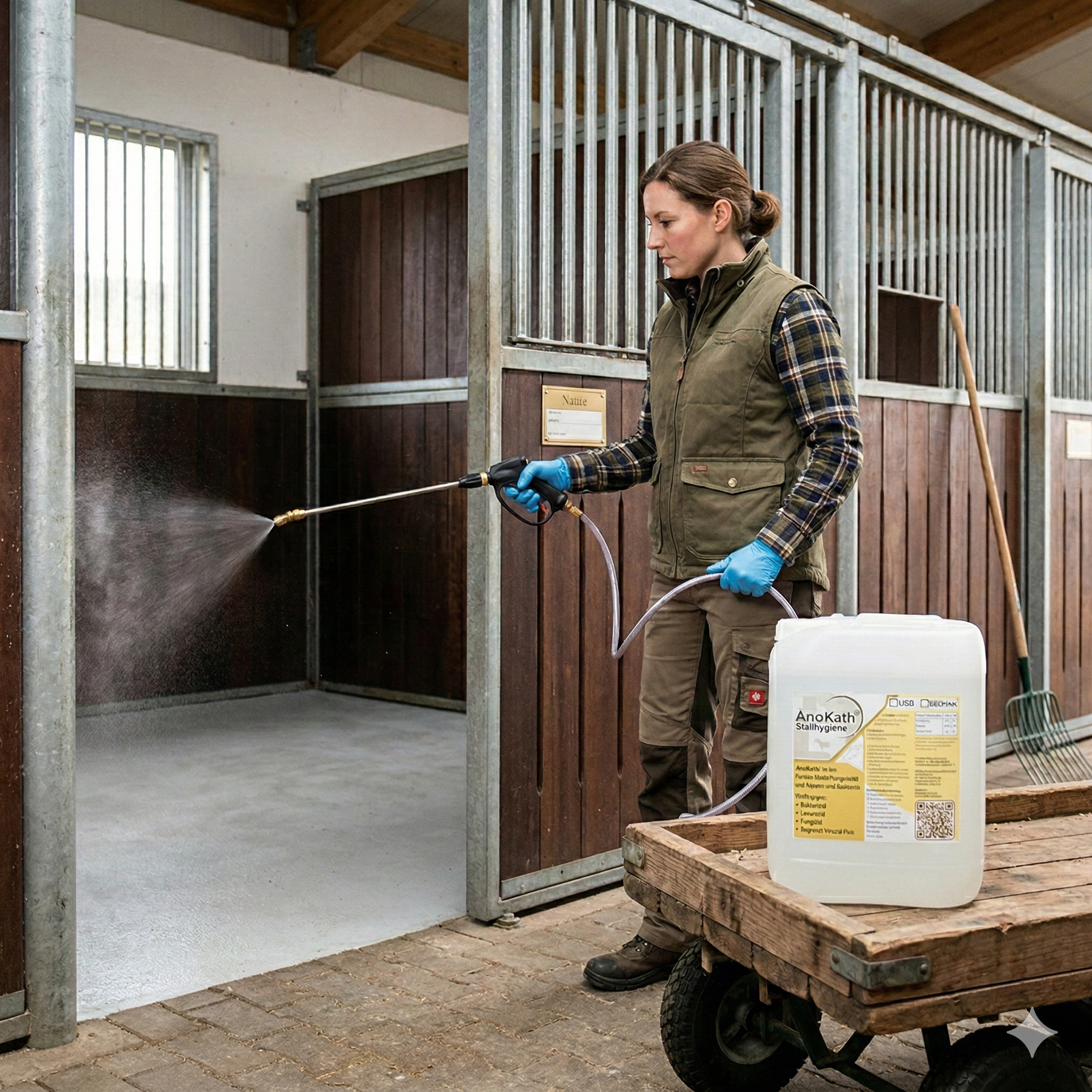Stallhygiene und Stalldesinfektion