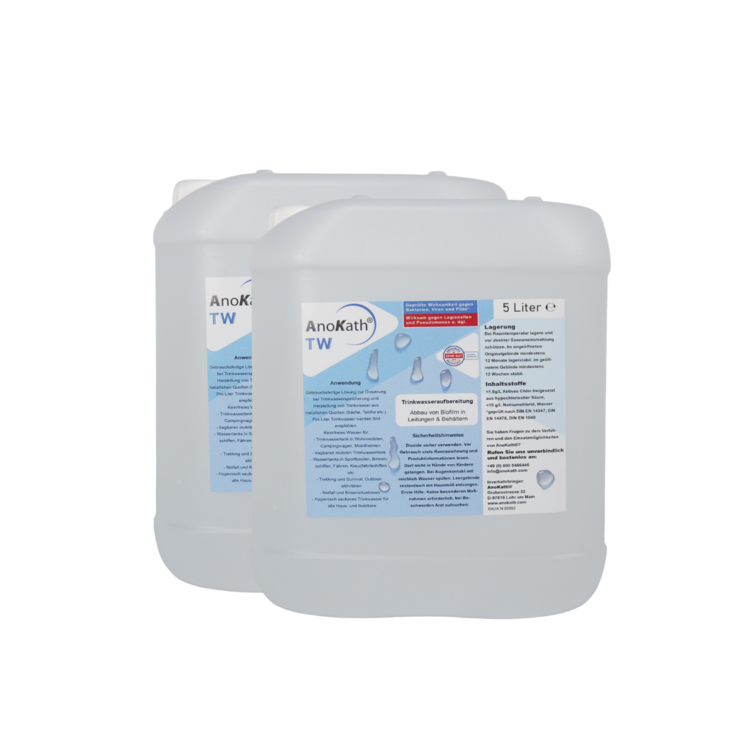 Water treatment – ​​drinking water for animals, households, businesses