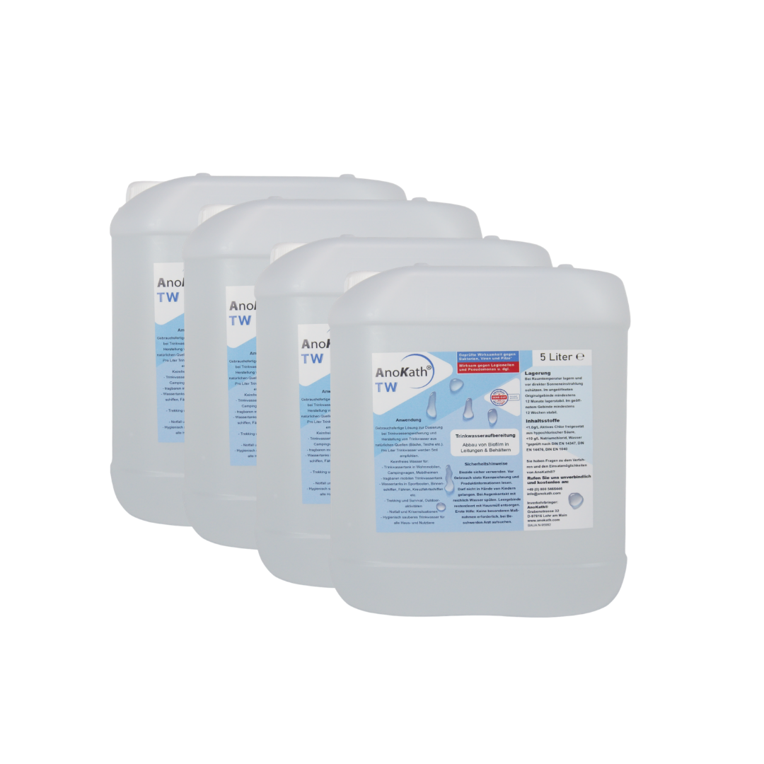 Water treatment – ​​drinking water for animals, households, businesses