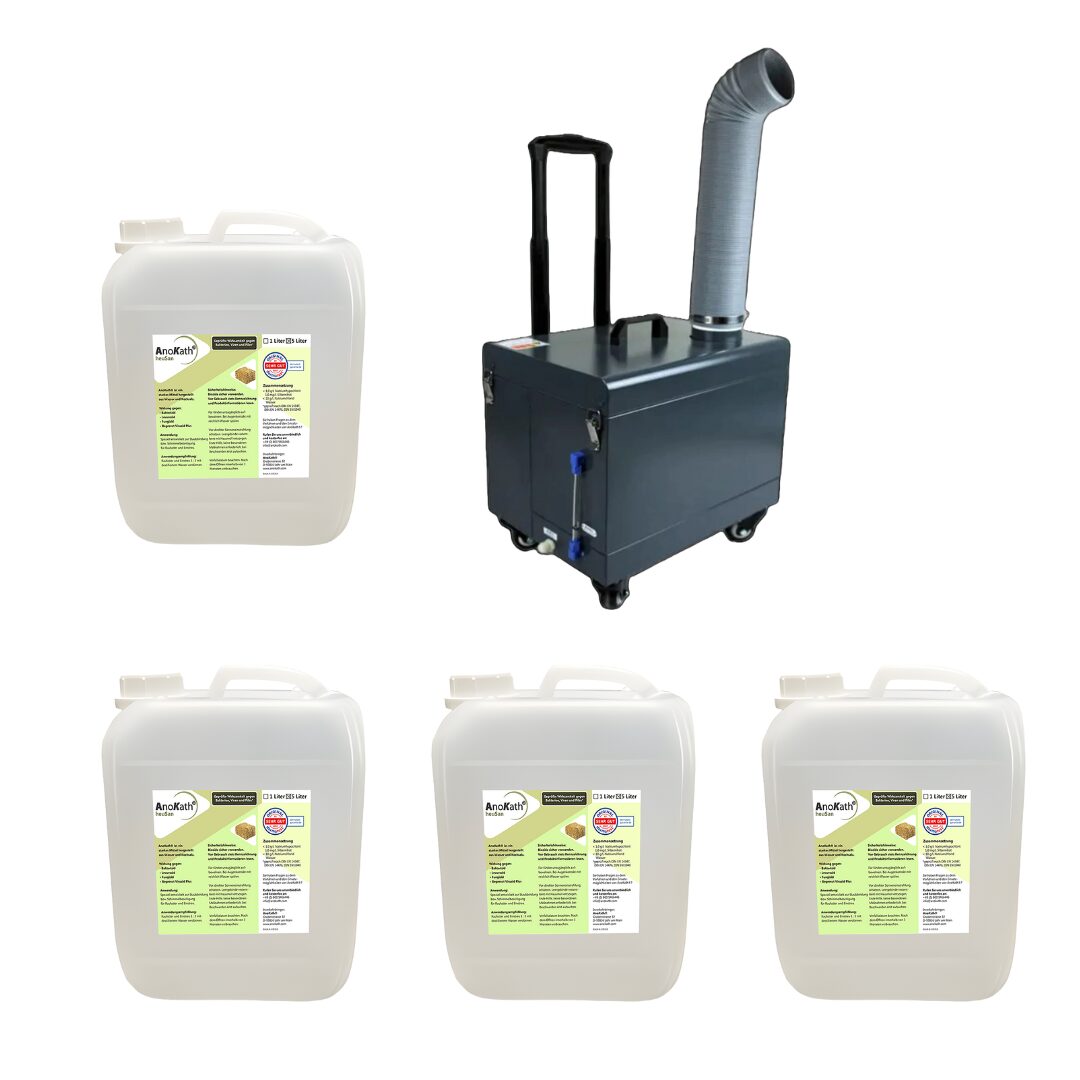 Tierinhalation: Nebeldusche-Inhalator mit feinem Nebel