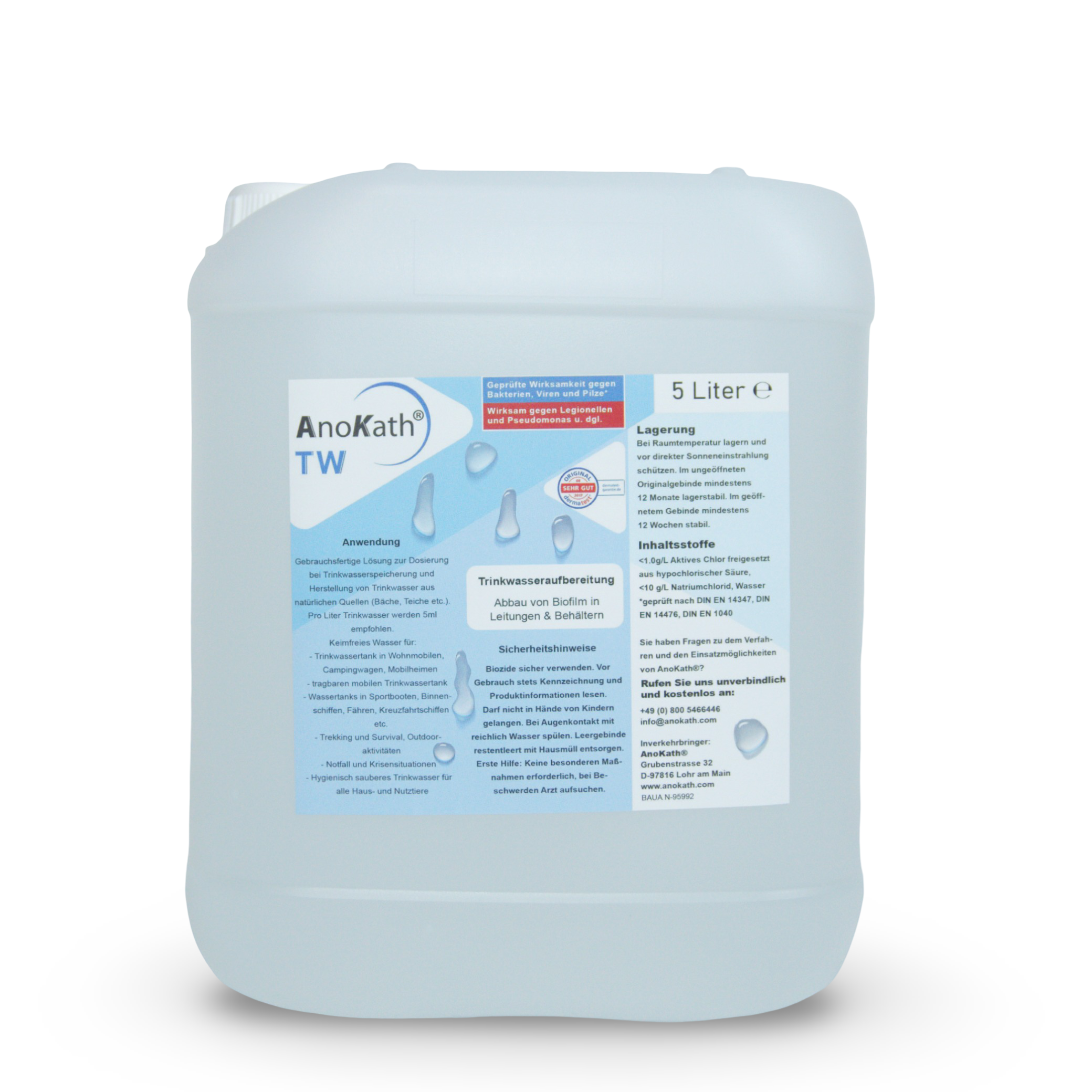 Trinkwasser Desinfektion